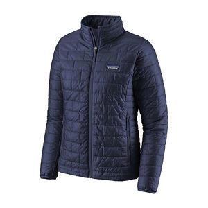 Women’s Navy Patagonia Nano Puff Jacket - Size M